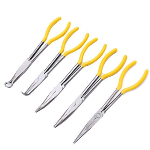 Car Spark Plug Wire Removal Pliers Long Nose Cylinder Cable Clamp Removal Tool High Quality Car Repair Tools