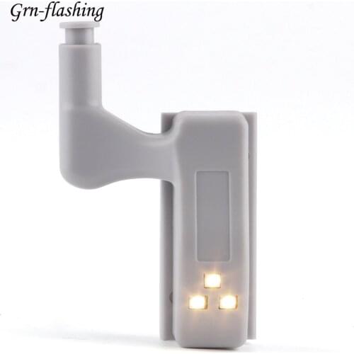 3LED Under Cabinet Light Inner Hinge Lamp Universal Wardrobe Sensor LED Night Light Armario Home Cupboard Closet Kitchen Bedroom