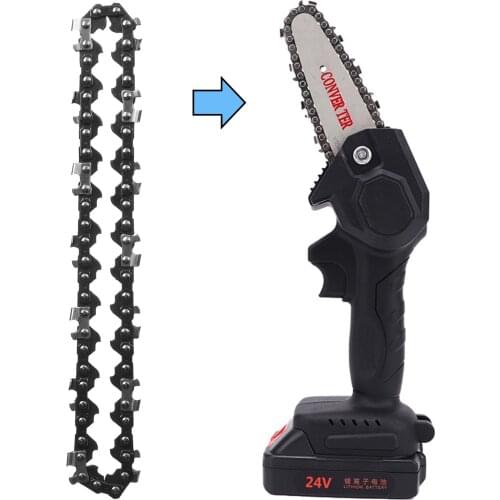 4 Inch Mini Steel Chainsaw Chain Mini Chainsaw For Woodworking Garden Tools Chain Electric Protable Chainsa Mini Chainsaw