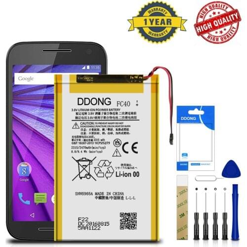 FC40 2315mAh Phone Battery For Motorola Moto G 3rd G3 XT1540 XT1541 XT1543 XT1548 XT1550 XT1557