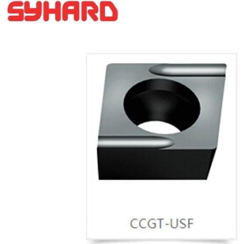 CCGT09T301R-USF/CCGT09T301L-USF YBG202 10 pcs/lots cnc carbide turning inserts cnc blade lathe tool cnc blade lathe tool