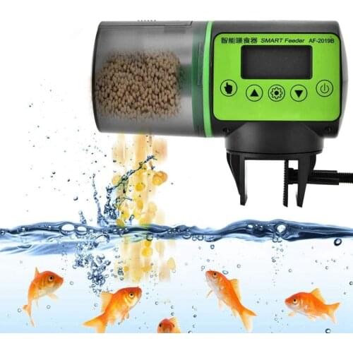 Feeding Dispenser Tool Timer Feeder Aquarium Fish Tank Food Plastic Electrical Digital Automatic Fish Feeder Drop Shipping