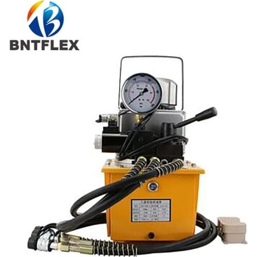 0.75kw 220v 7L ultra high pressure oil station copper core motor three-way valve electric hydraulic pump