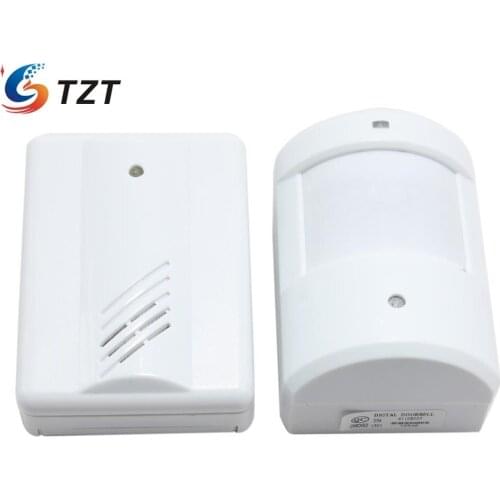 TZT Electronic Guard Watch Driveway Infrared Wireless Alert System Motion Sensor Alarm Remote Detective System