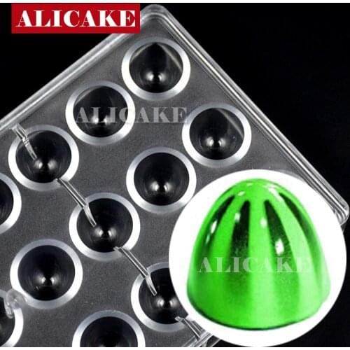 24 Cavity Chocolate Mold Bullet Polycarbonate Chocolate Molds For Chocolates Cake Candy Molds Form Tray Baking Pastry Tools