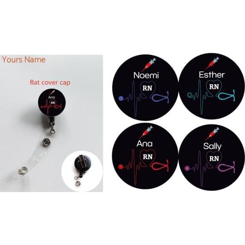Customized RN Retractable ID Badge Reel