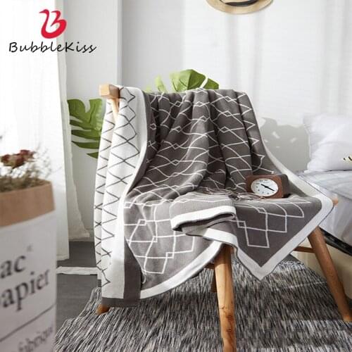 Bubble Kiss Plaid Cashmere Blanket Crochet Soft Wool Scarf Shawl Portable Warm Sofa Bed Fleece Knitted Throw Cape Blanket New