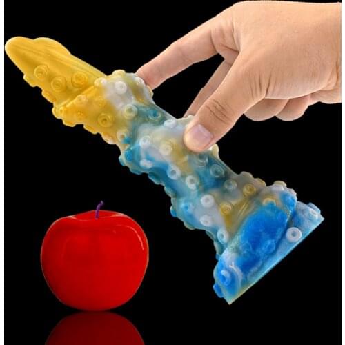 Colorful Anal Plug Dildo Antenna Massage Vaginal Anal Big Butt Plug Sex Toys For Women Men Masturbators Anal Toys Big Dildos 18