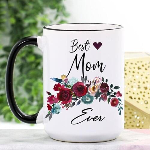 11 oz Mom Mug Best Mom Ever Mug Mom Coffee Mug Ceramic DIY Mugs for Mom New Mommy Mom Gift Mothers Day Gift