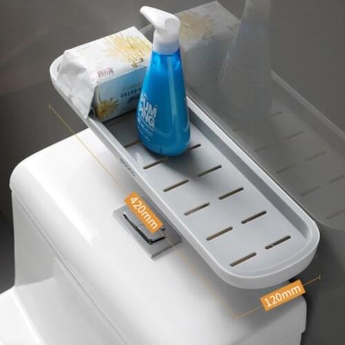 Kitchen items Wall-mounted Bathroom Shelf Toilet Storage Rack For Kitchen Storage Bath Organizer Household Bathroom Accessories