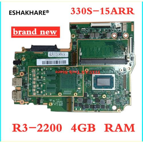 100% brand new original Suitable for Lenovo ideapad 330S 330S-15ARR notebook motherboard R3 2200U 4GB RAM DDR4 100% test work