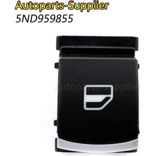 New High Quality Chrome single Window Switch For V-W CC TIGUAN PASSAT B6 GOLF J-ETTA MK5 MK6 Eos Touarge 5ND 959 855 / 5ND959855