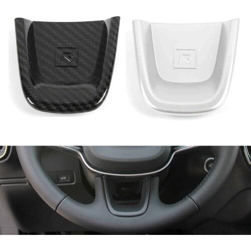 Steering Wheel Trim Chrome Cover For VOLVO XC40 2018 2019 2020 Accssories Styling Decoration