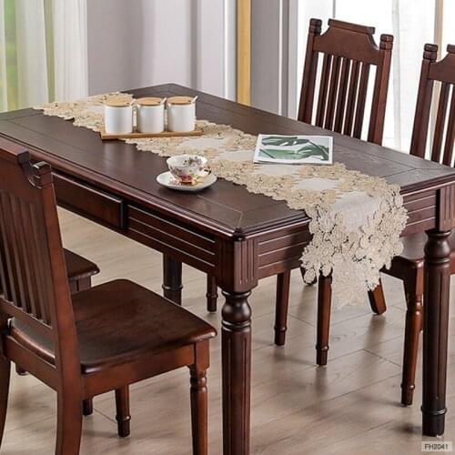 Simple European table flag lace cloth table cloth tea table flag American white TV cabinet long tablecloth decorative towel