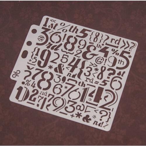 Spray Pattern Scrapbooking Paper Pre-Drawing Lace Ruler Spray Masking Version Drawing Masking Hollow Out Template Digital Symbol