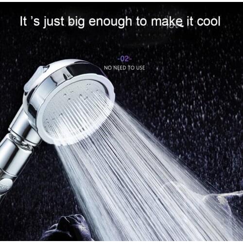 High Pressure Showerhead Handheld Shower Head 3-level Adjustable with Setting PI669