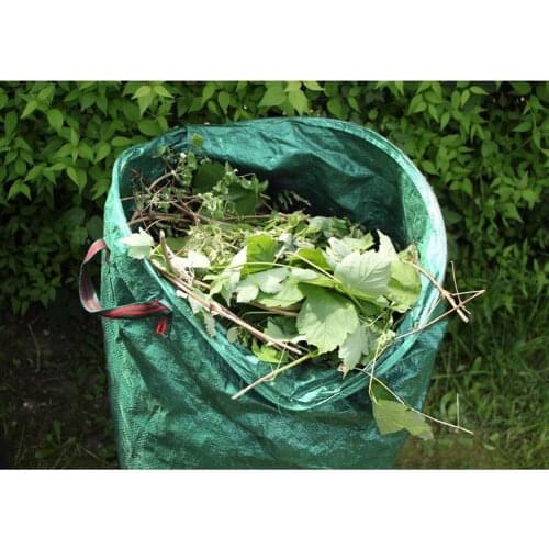 272L Garden Waste Bag Reuseable Leaf Grass Lawn Pool Gardening Bags M56