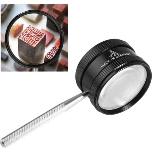35X High Power Magnifying Glass Handheld Magnifier for Reading Newspaper Jewelry Hobbies Crafts