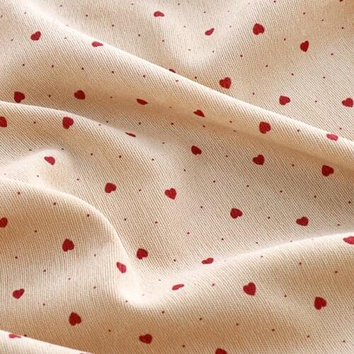 Love printed corduroy fabric 150cm wide quilted skirt clothing hat pillow hand DIY by meter