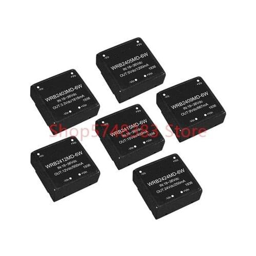 WRB2403MD-6W WRB2405MD-6W WRB2409MD-6W WRB2412MD-6W WRB2415MD-6W WRB2424MD-6W