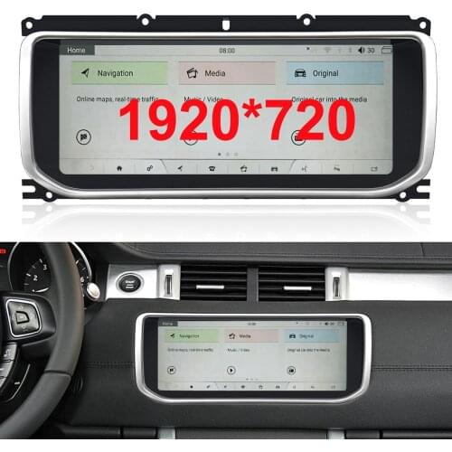 10.25 inch Android 9.0 Upgraded Original Car Screen multimedia Player for Land Rover RR EVOQUE 2015-2018 (Original with no DVD)