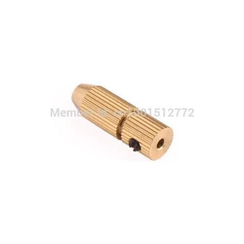 100pcs/lot 3.17-0.7mm Copper Mini Twist Drill Chuck/ Clip/Clamp Small Electric Drill Bit / DIY Metal Hand Drill Chuck