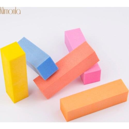 25pcs/lot Washable Candy Color Nail File Mini Nail Polisher Sanding Block Pedicure Manicure Care Art Tools Salon Lime a ongle