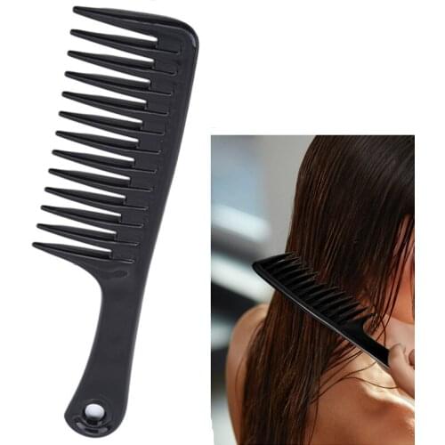 4 Colors Fashion Grove Hairdressing Comb Heat Resistant Woman Wet Detangle Curly Hair Brushes Pro Salon Styling Tools