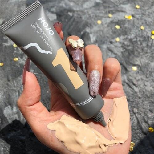 HOJO 3 Colors Foundation Makeup 30ml Soft Matte Long Lasting Oil Control Concealer Liquid Foundation Cream Concealer Maquillage