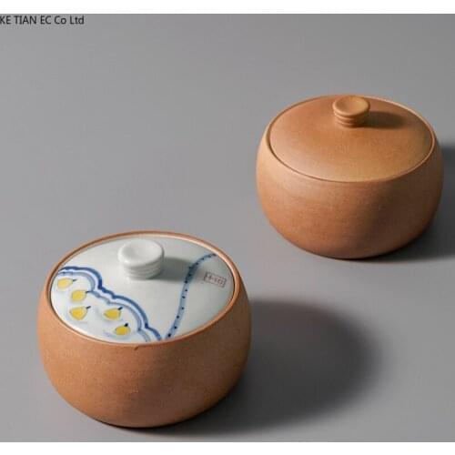 Japanese Style Ceramic Stew Cup Small Soup Bowl with Lid Home Stoneware Steamed Egg Birds Nest Baby Steamed Egg Bowl Tableware