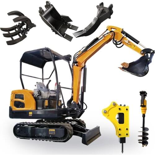 Mini Excavator Small HT20 Micro Digger With Cabin With Heaters For Sale