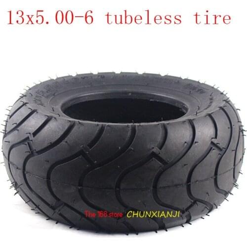 Lightning shipment 13x5.00-6 tire inch TubelessTyre For ATV QUAD Bike Gokart Scooter mini Buggy Mower Snow Plow motorcycles part