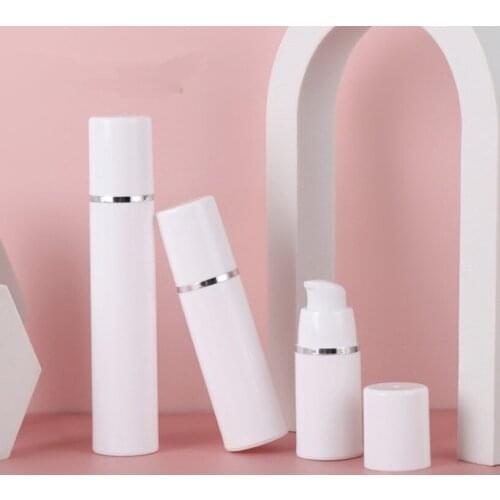 30ml white airless vacuum pump lotion bottle with white cap 200pcs