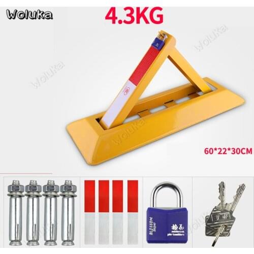 Parking pile Triangle occupancy Car position Built-in lock fixed lock special punch-free one-piece anti-collision CD50 Q01
