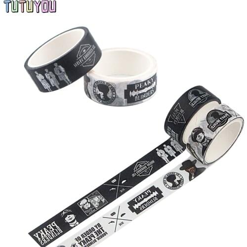 PC2143 1pcs High Quality Peaky Blinders TV Decorative Paper Washi Tape DIY Scrapbooking Tapes School Office Supply