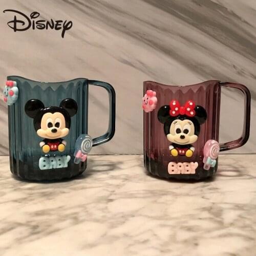 Disney plastic mouthwash cup for students, light luxury, creative and lovely cartoon mouthwash cup for children