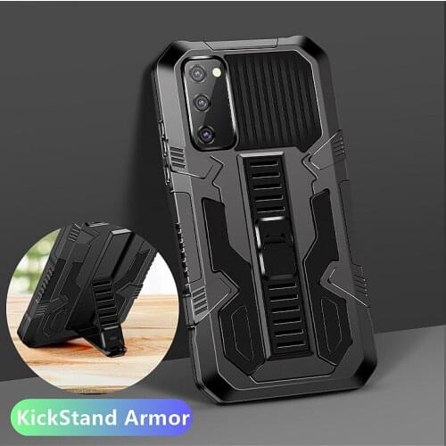 ShockProof Case For Realme 7 8 5 Pro 6 6i 5i 7i C3 C11 C15 C17 KickStand Armor Shell Case Cover Bumper For OPPO Reno 4 4F 5 2F