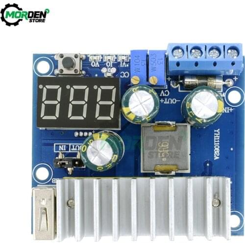 DC-DC Converter Adjustable Boost Module100W 3V-35V 6A Step Up Module with Voltage USB Digital Voltmeter 12V 24V Power Supply