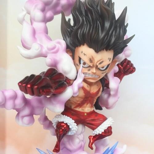 Anime One Piece Figure Gear Fourth Snake Man Monkey D Luffy GK Statue Figurine Toy 25 cm