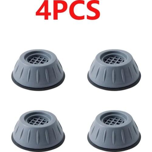 4pcs Anti Vibration Washer Feet Pad Universal Washing Machine Anti-Skid Roller Kit Furniture Lifting Foot Base