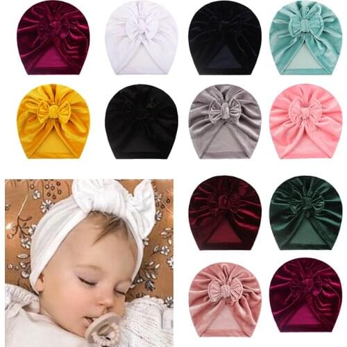 1pcs Baby Headbands Cap Hair Band Bowknot Newborn Girl Cute Infant Turban Soft Kid Headwear Childrens Toddler Hair Accessories