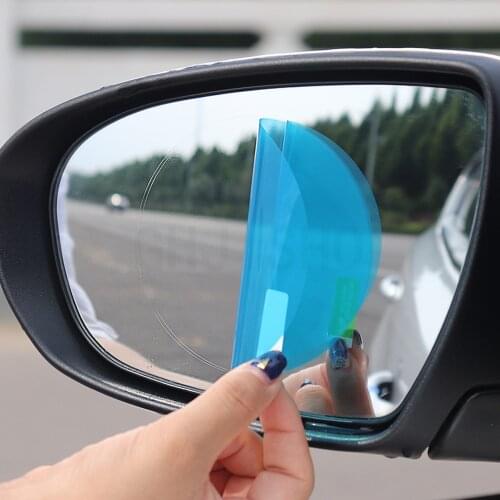 2Pcs Car Sticker Rainproof Film for Rearview Mirror Protective Anti Fog Waterproof Rain Film Clear Sight In Rainy Days Car Film