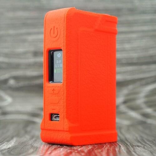 2pcs Silicone case for Lost Vape Paranormal DNA 75C texture skin rubber sleeve protective cover fit Paranormal DNA75C