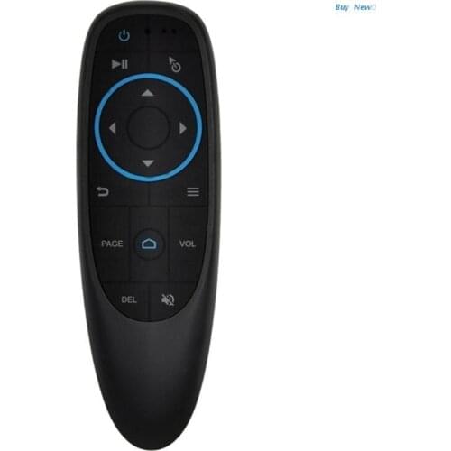 20CE G10BTS2.4G Voice Backlit Small Air Mouse Gyroscope IR Learning Controller for TV