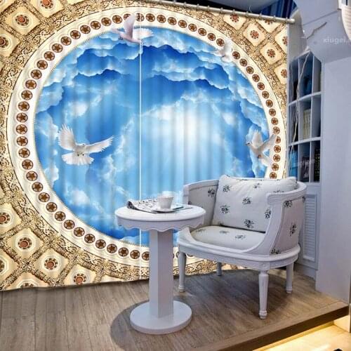 3D Printing Curtains variety of Lifelike HD Scenery 3D Curtains Bedroom Living Room Drapes Hotel Cortinas De Sala CL-086