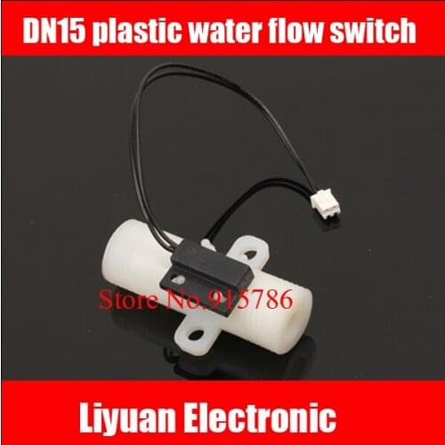 5pcs DN15 plastic water flow switch / G1/2 Flow Switch /0.65Mpa proximity switch