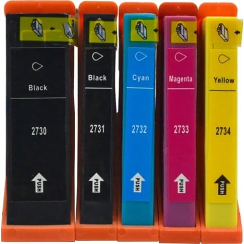 5pcs T273XL T2730 T2731 Compatible Ink Cartridge for Epson XP-510 520 600 610 620 700 710 720 800 810 820 Printers T2730 - T2734