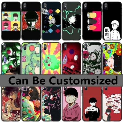 Anime Mob Psycho 100 Cosplay Props Soft Silicone Phone Case Cover For IPhone Huawei Xiaomi Oppo Samsung Can Be Customsized Gift