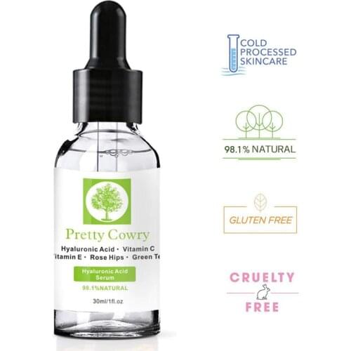 Pretty Cowry Green Tea Vitamin C Hayluronic Acid Anti-aging Serum Repair Skin Care TSLM2