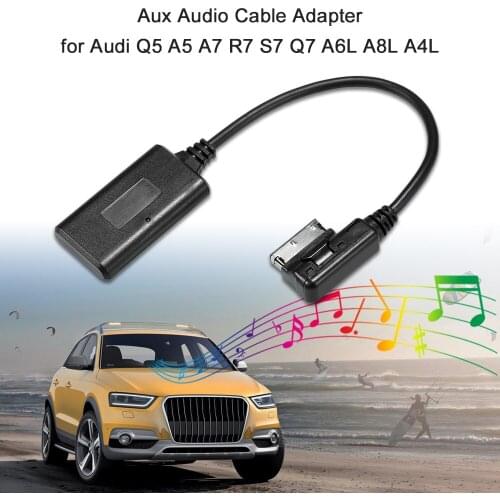 Aux Audio Cable Car Audio Home Stereo System Adapter Input Radio BT Fit for Audi Q5 A5 A7 R7 S7 Q7 A6L A8L A4L